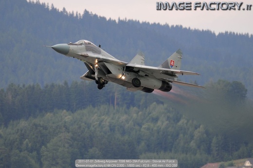 2011-07-01 Zeltweg Airpower 7099 MiG-29A Fulcrum - Slovak Air Force